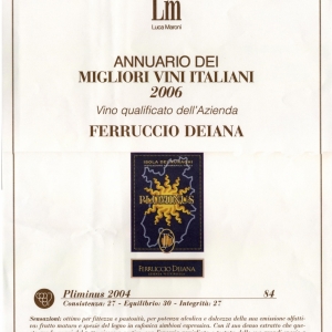 Pluminus 2004 - Annuario Migliori Vini 2006 - Luca Maroni